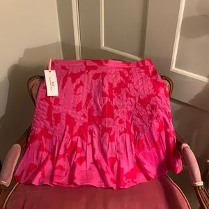 VINEYARD VINES TROPICAL FLORAL PINTUCK SKIRT